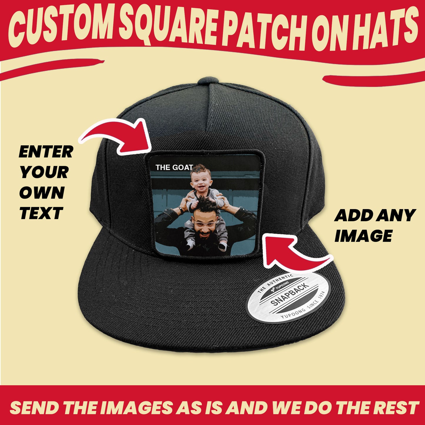 Personalized Father's Day Gift Hat – Custom Photo On Hat with Your Image