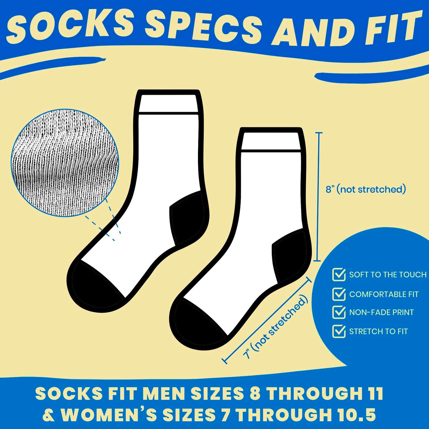 personalized socks with doctor's face and medical team sock specs